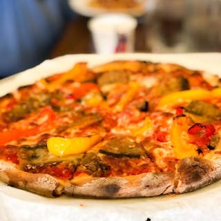 Eggplant Parmesan Pizza