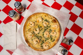 Shrimp Scampi Pizza