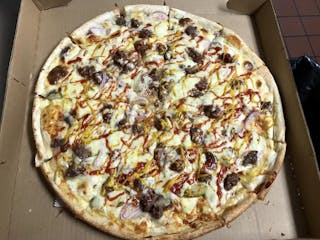 Cheeseburger Pizza