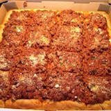 Hamburger Sicilian Pizza