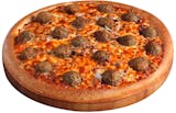 Meatball Pizza