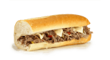 Cheesesteak with Grilled Onions Sandwich