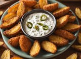 6 pc- Jalapeno Poppers & Potato Wedges