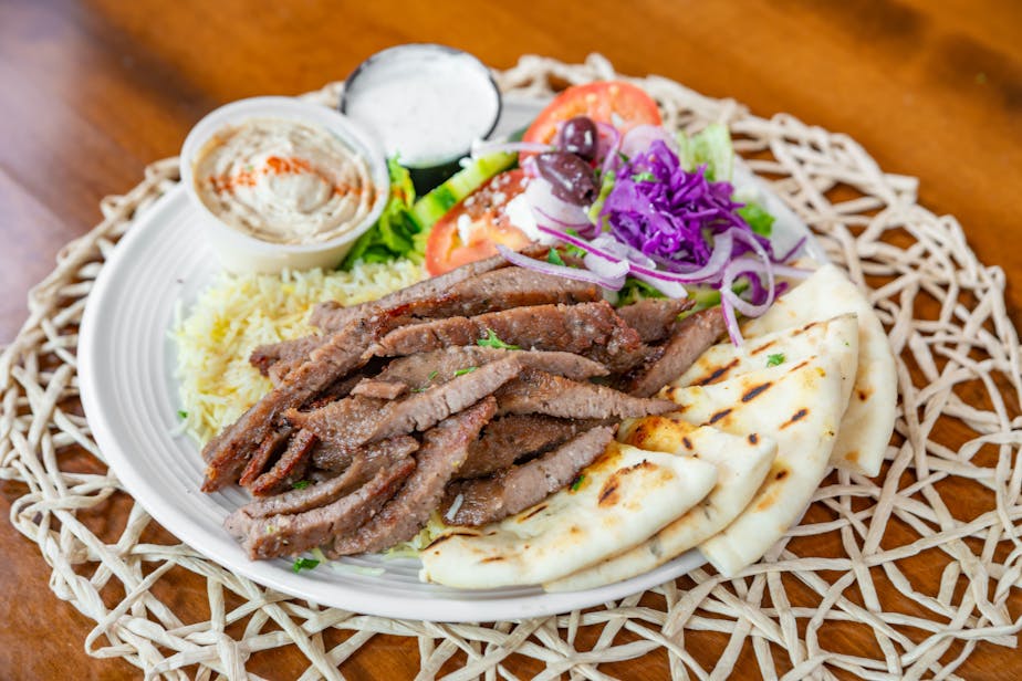 ポメころび◆一点物✧ローマングラスピアス✧ツァボライト✧14kgf Greek Express - View Menu & Order Online - 14835 Main St, Bellevue