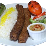 Beef & Chicken Lulle Kabob Plate