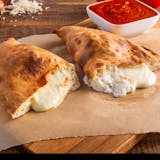 #5 One Topping Calzone & Fountain Drink Lunch Special