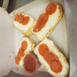 Garlic Cheese Bread with Pepperoni