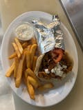 Chicken Souvlaki with Fries & Soda Lunch