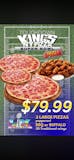 Special Super Bowl. 3 Lg pepperoni and 30 wings