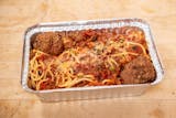 Spaghetti Bolognese with Meatballs
