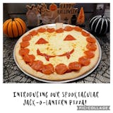 Jack-o-Lantern Pizza