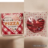 Mini Valentine's Day Pizza Box