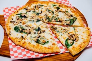 Alfredo Florentine Pizza