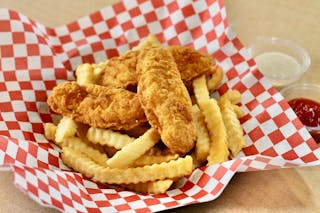 Chicken Strips & Crinkle Fries