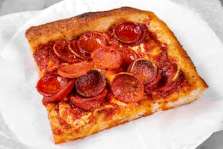 Pepperoni Square Pizza Slice