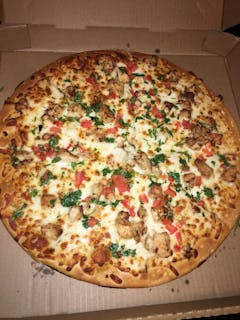 Alfredo Chicken Pizza