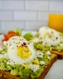 Breakfast Avocado Toast on Sourdough