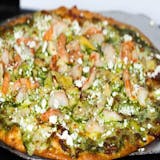 Shrimp Pesto Pizza