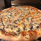 Fresh Mushroom Pizza with Sauce & Cheese 18"