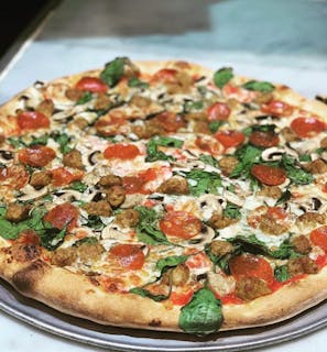 12" Supreme Pizza with Pepperoni, Sausage, Fresh Mushrooms & Spinach