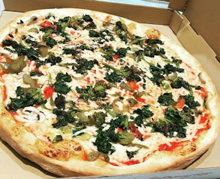 18" Pizza with Mix Veggies & VEGAN Cheese