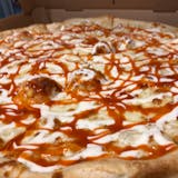 12" Chicken Pizza with Ranch & Hot Sauce