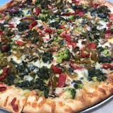 White Pizza with Veggies 18"