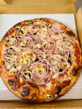 Mushrooms, onions & garlic Pizza