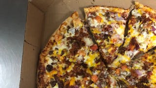 Bacon Double Cheese Burger Pizza