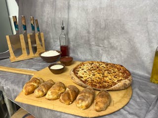 Large One Topping Pizza & Small Order of Pepperoni Rolls Special
