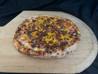 Bacon Double Cheese Burger Pizza
