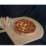 Large One Topping Pizza & Breadsticks (or Cinnamon Sticks) *Lunch Only*