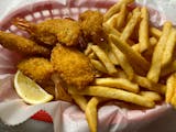Breaded Butterflied Shrimp with Fries