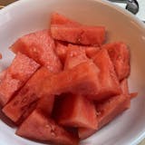 Fresh cut watermelon