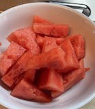 Fresh cut watermelon