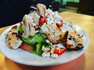 Garden Salad with Feta & Grilled Chicken