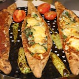 Pide with Soujcuk (Turkish Pepperoni) & Cheese