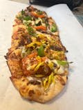 Pide w Steak, Tomato, Green Pepper