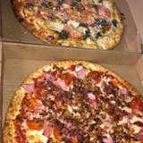 Two X-Large 12 Cut One Topping Pizzas Special