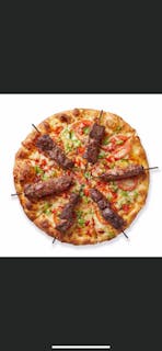 Lamb Shish Kebab Pizza