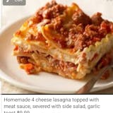 Four Cheese Lasagna