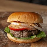 8 onz hamburger with Fries