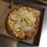 Thin Round White Pizza