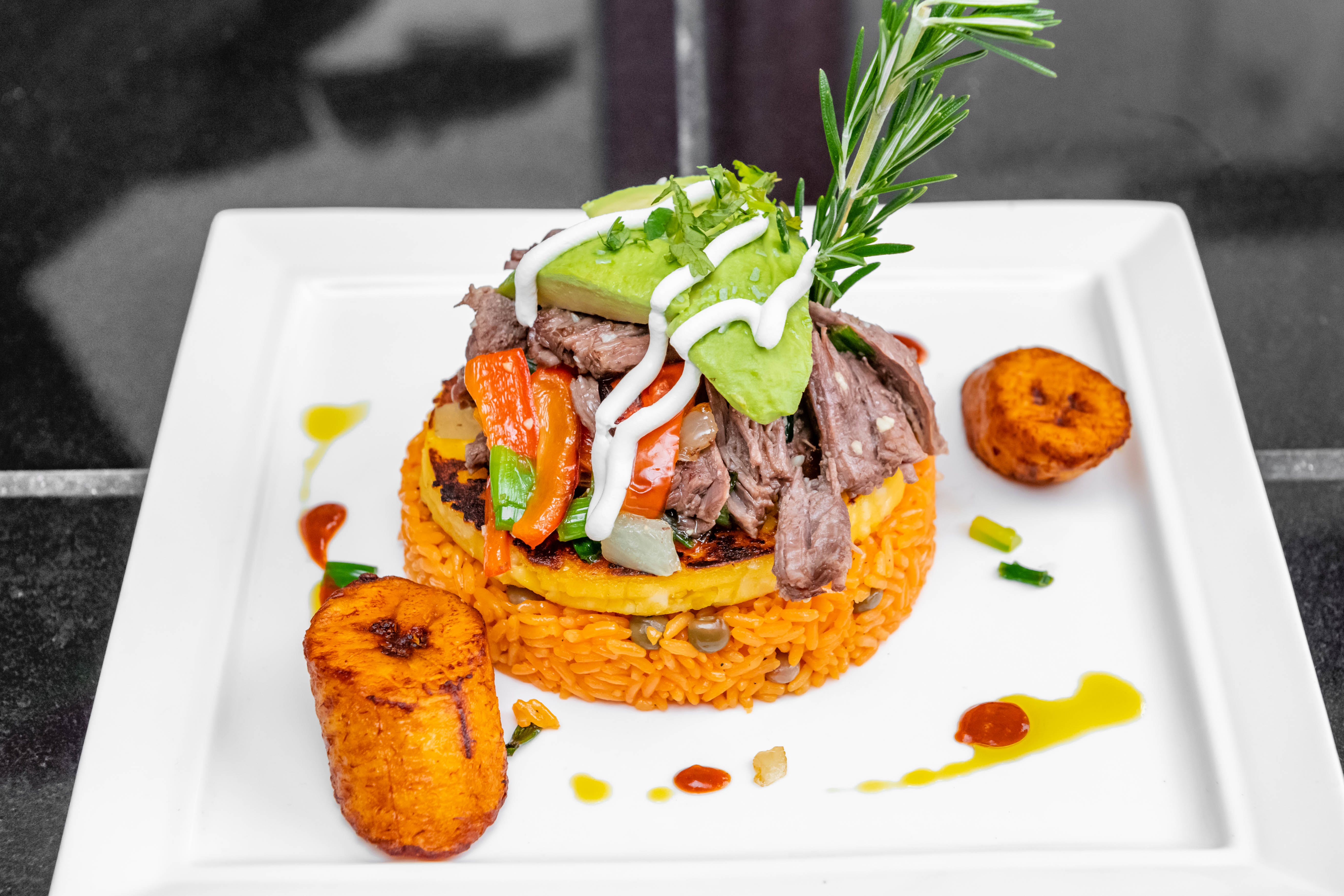 Birria Colombian Arepa