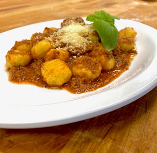 Gnocchi with Ragu Bolognese