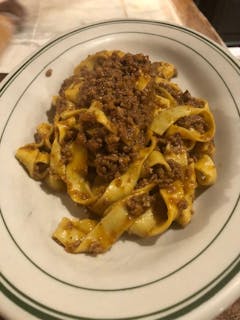 Fettucine Bolognese