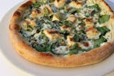 White Pizza with Chicken & Spinach
