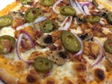 Spicy BBQ Chicken & Bacon Pizza