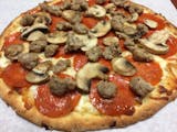 Pepperoni, Mushrooms & Sausage Pizza