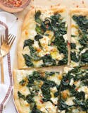 White Spinach Pizza